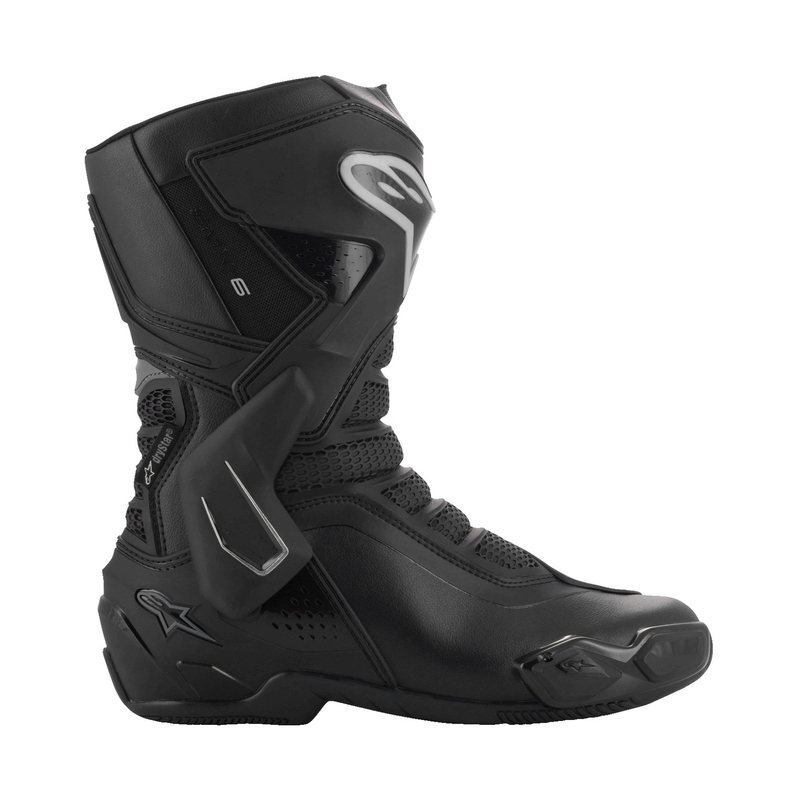Cizme de motocicletă Alpinestars Stella SMX-6 3 Drystar de damă negru-argintiu