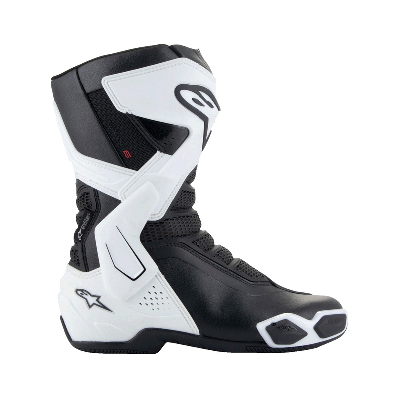 Ghete moto dama Alpinestars Stella SMX-6 3 Drystar alb-negru