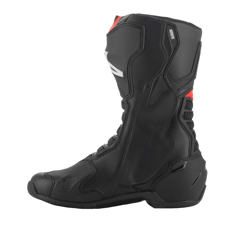 Cizme moto Alpinestars SMX-6 3 negru-rosu fluo