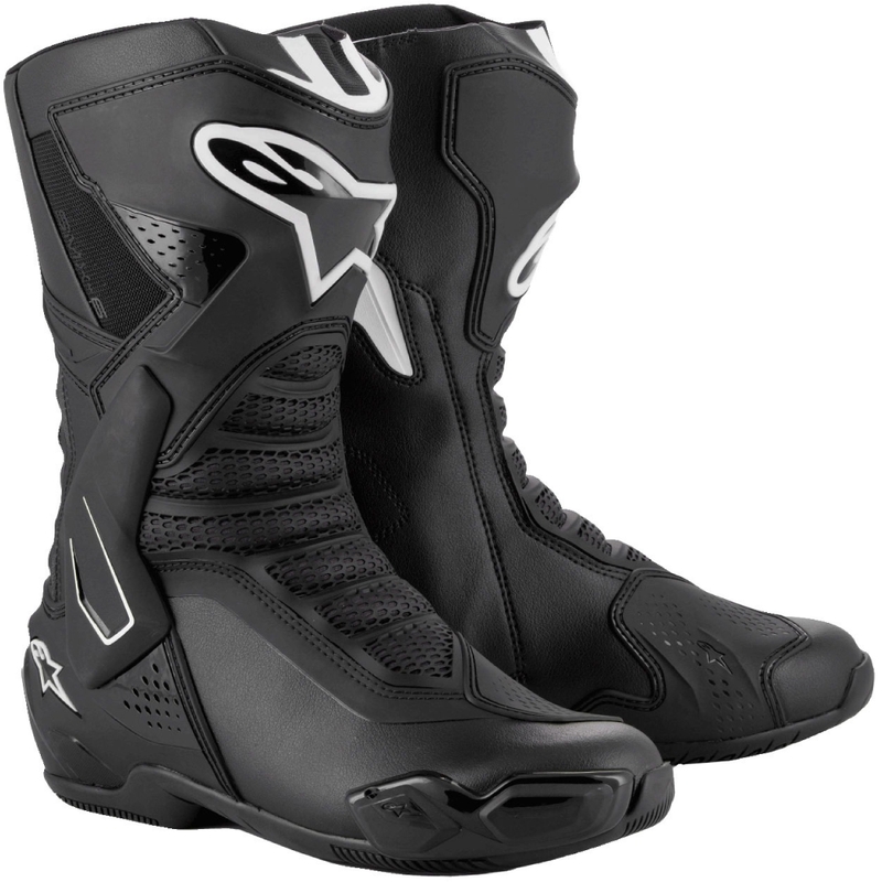 Cizme moto Alpinestars SMX-6 3 alb-negru
