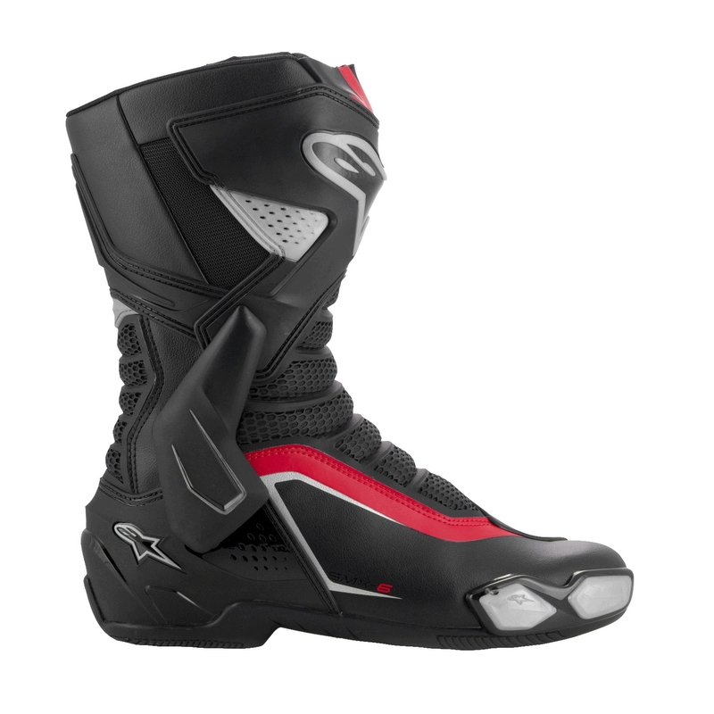 Cizme moto Alpinestars SMX-6 3 negru-argintiu-rosu
