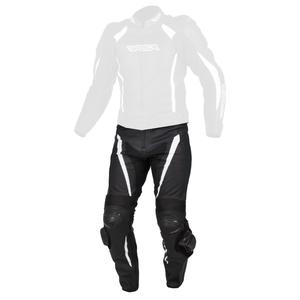 RSA Imola pentru bărbați Negru și alb Pantaloni de motociclete RSA Imola lichidare