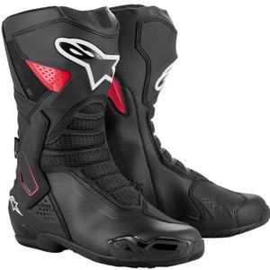 Ghete moto Alpinestars SMX-6 3 Drystar negru-rosu