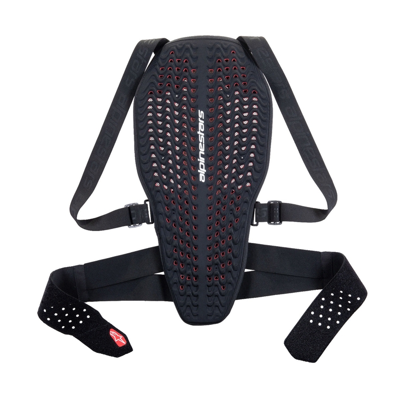 Protector al coloanei vertebrale Alpinestars Nucleon Plasma negru-alb-rosu