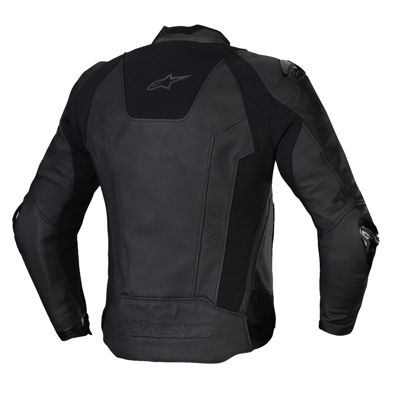 Geacă moto piele Alpinestars Missile 3 negru-negru