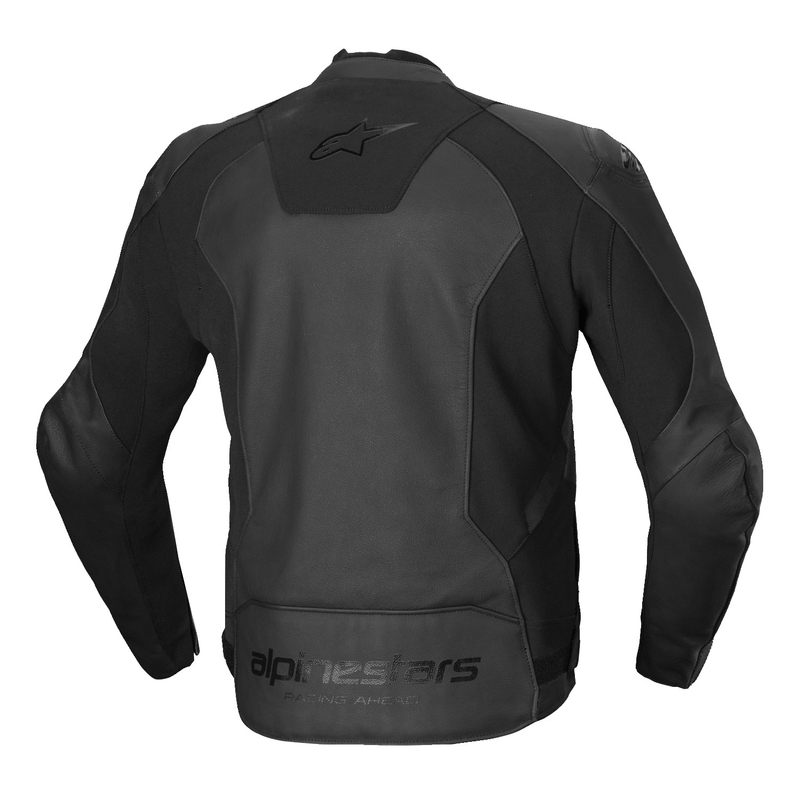 Geacă moto din piele Alpinestars Faster 3 negru-negru