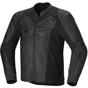 Geacă moto din piele Alpinestars Faster 3 negru-negru