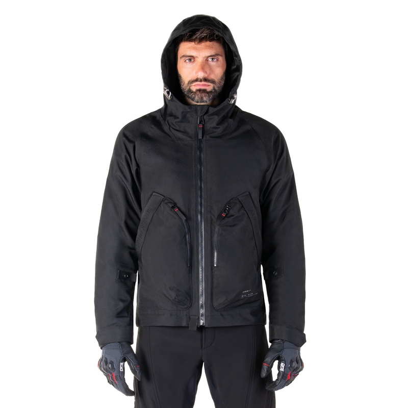 Jacheta moto Alpinestars Mootant Waterproof Parka neagra
