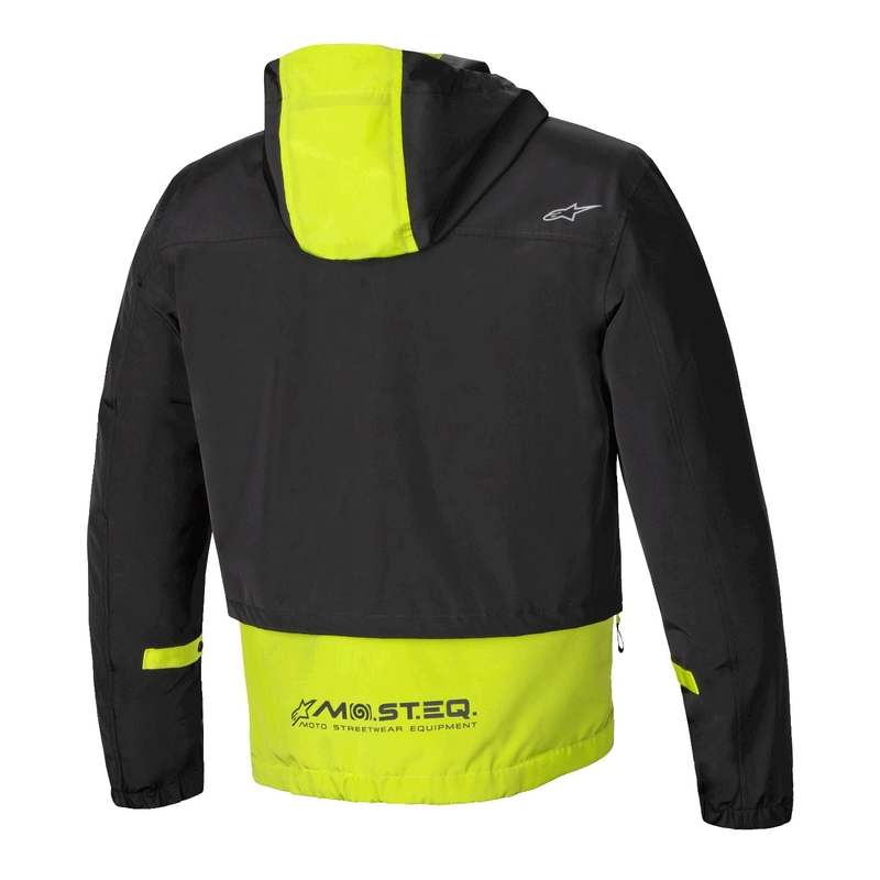 Jacheta moto Alpinestars Mootant Waterproof Parka negru-galben fluo