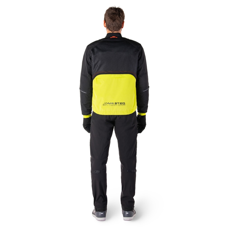 Jacheta moto Alpinestars Mootant Waterproof Parka negru-galben fluo