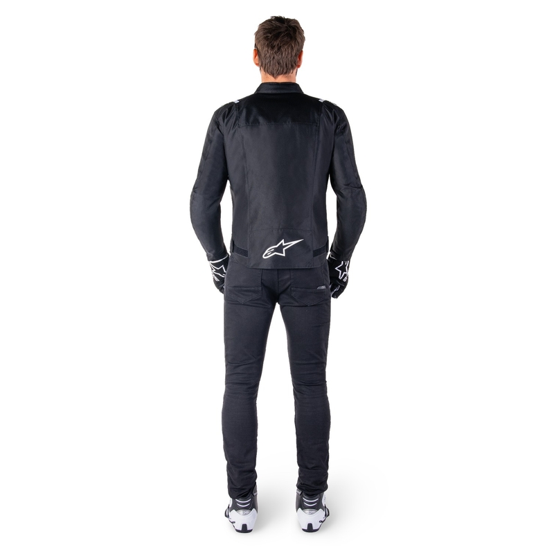 Jachetă moto impermeabilă Alpinestars T-SPS 2 alb-negru