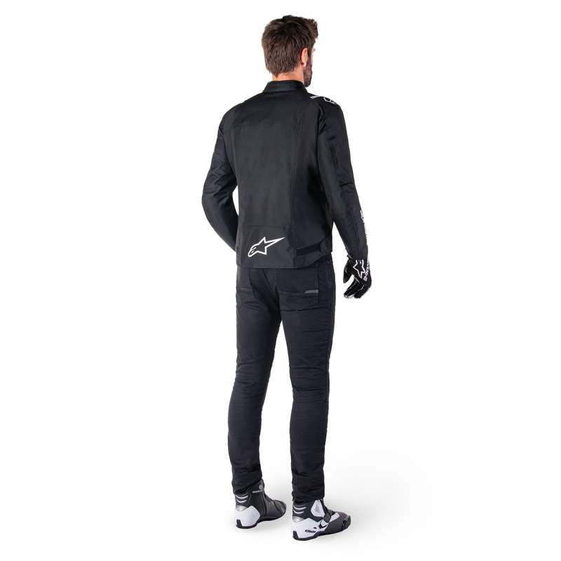 Jachetă moto impermeabilă Alpinestars T-SPS 2 alb-negru