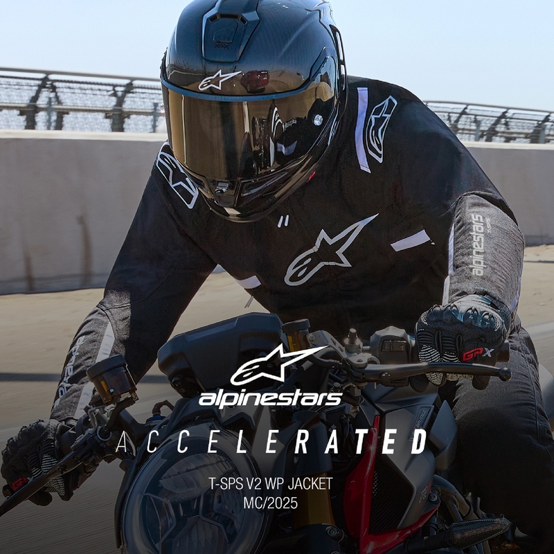 Jachetă moto impermeabilă Alpinestars T-SPS 2 alb-negru