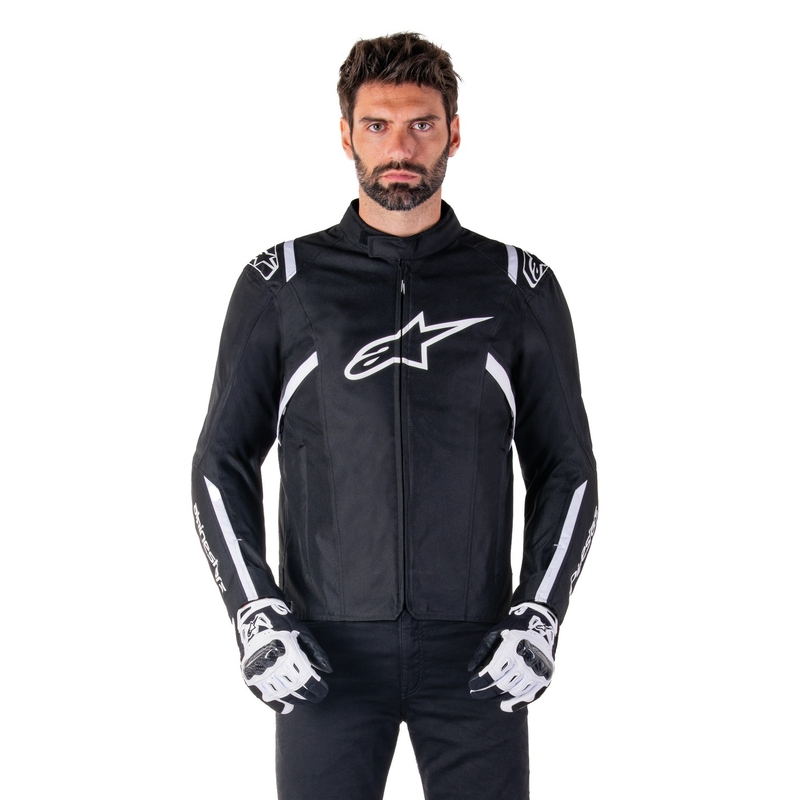 Jachetă moto impermeabilă Alpinestars T-SPS 2 alb-negru