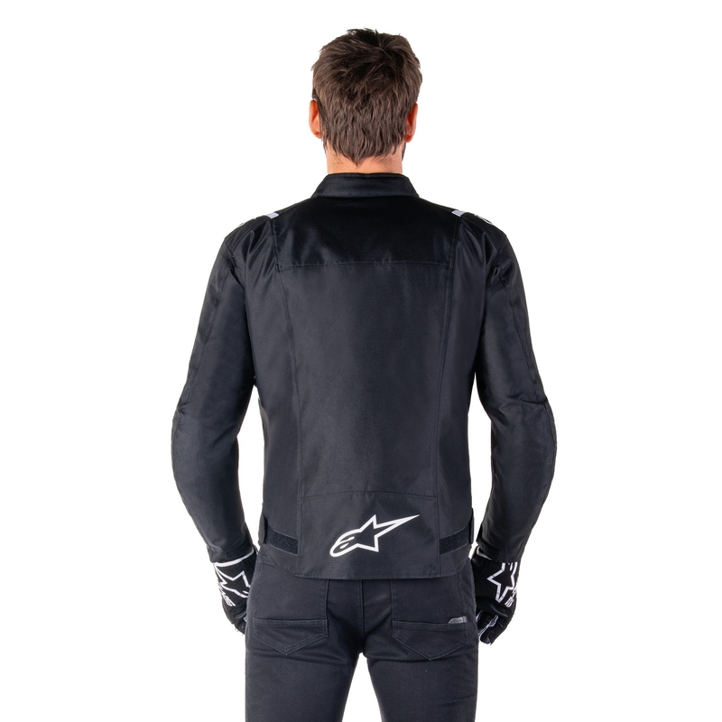 Jachetă moto impermeabilă Alpinestars T-SPS 2 alb-negru