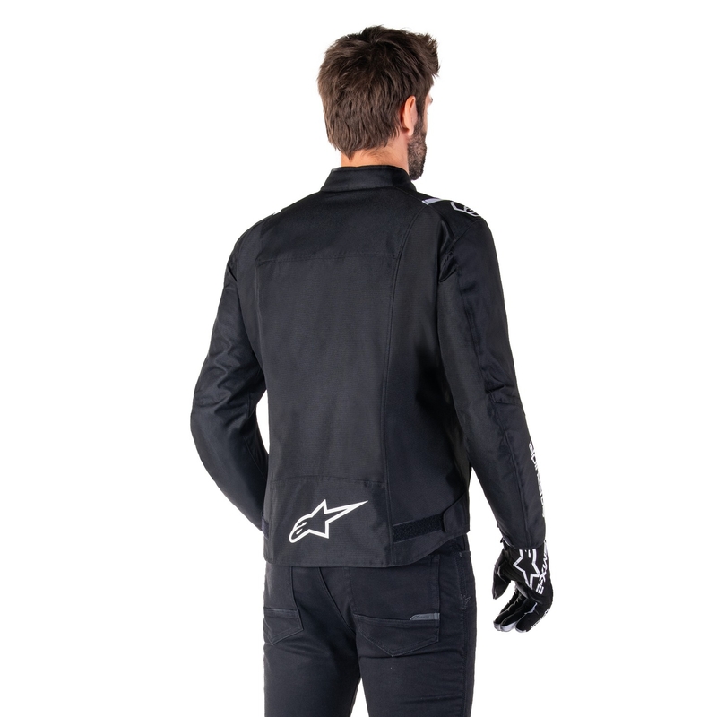 Jachetă moto impermeabilă Alpinestars T-SPS 2 alb-negru