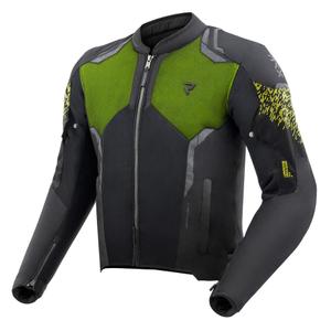 Geacă moto Rebelhorn Jax negru-galben fluo