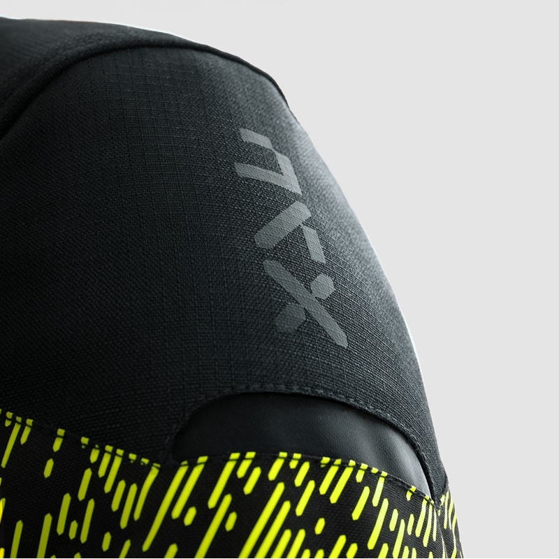 Geacă moto Rebelhorn Jax negru-galben fluo