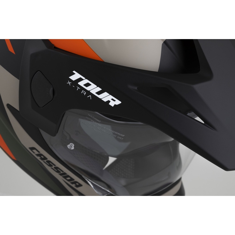 Casca Enduro Cassida Tour 2.0 X-tra mat nisip-portocaliu-verde-negru