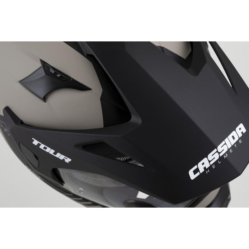 Casca de enduro Cassida Tour 2.0 Dual negru-nisip mat