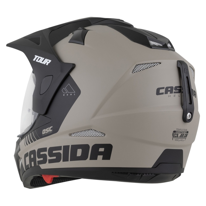 Casca de enduro Cassida Tour 2.0 Dual negru-nisip mat