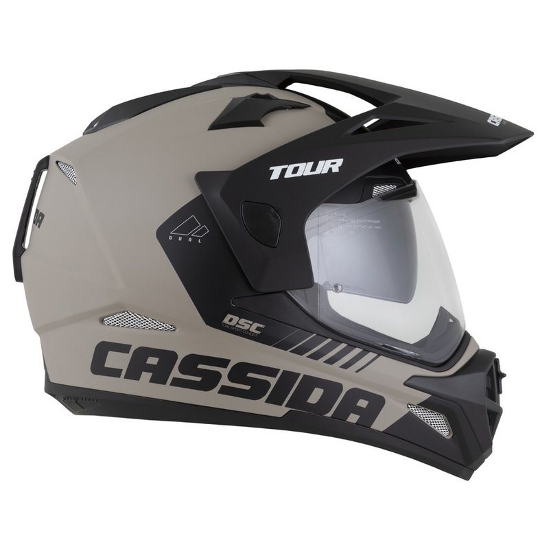 Casca de enduro Cassida Tour 2.0 Dual negru-nisip mat
