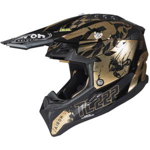 Casca motocross Airoh Aviator 3.0 &quot;TC 222 THE LEGEND&quot; negru-auriu