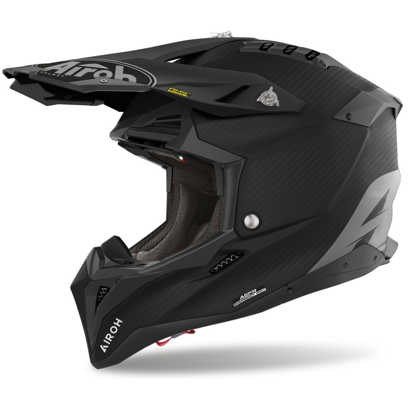 Cască motocross Airoh Aviator 3.0 Carbon negru mat