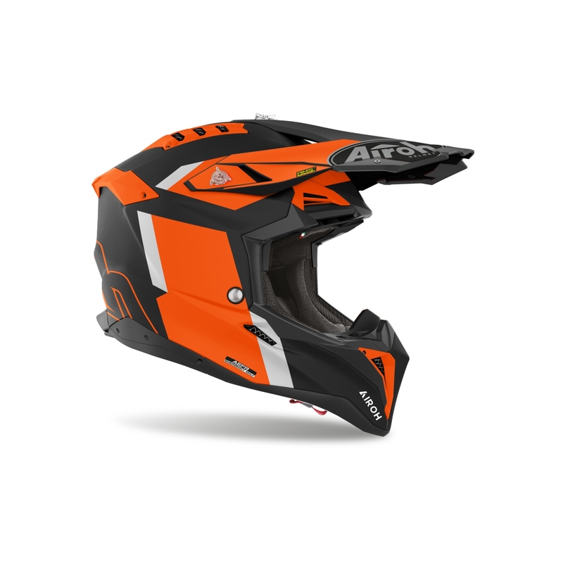 Casca motocross Airoh Aviator 3 Glory portocaliu mat