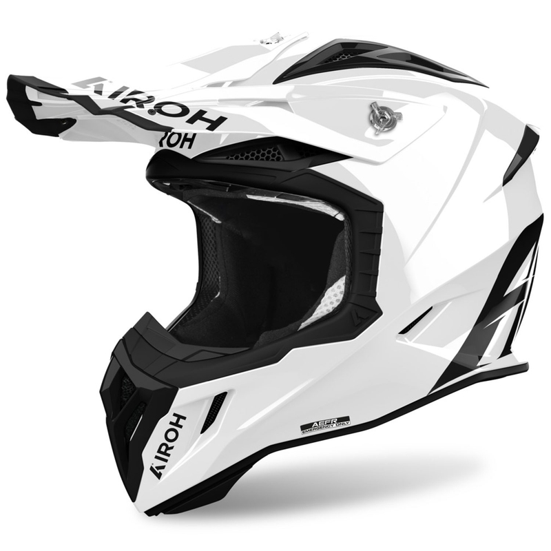 Casca motocross Airoh Aviator ACE 2 Culoare alb lucios