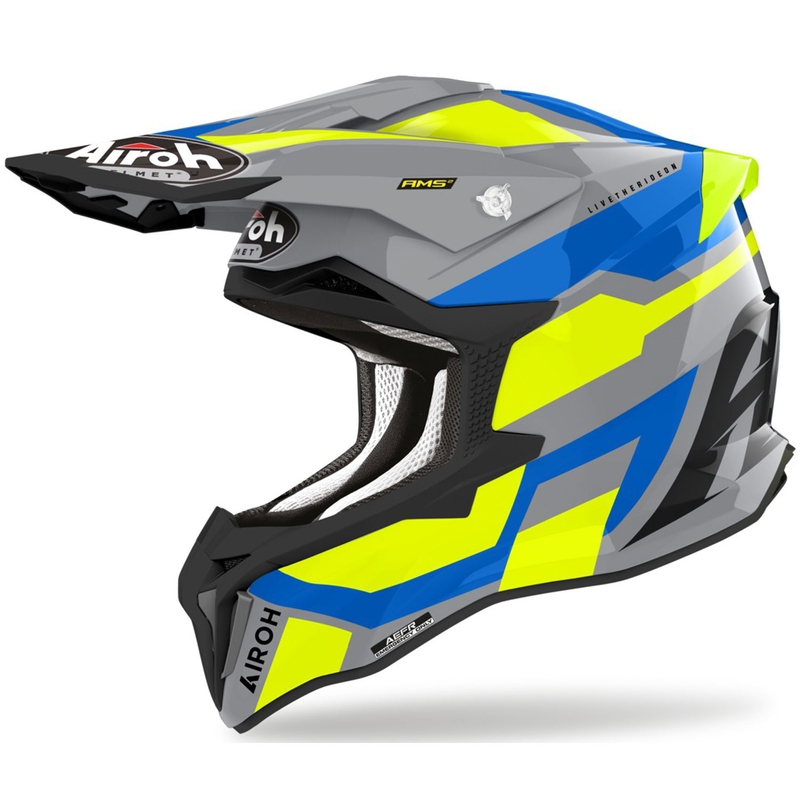 Casca motocross Airoh Strycker Glam galben lichidare