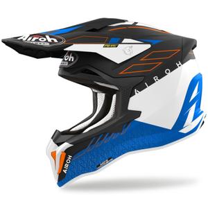 Casca motocross Airoh Strycker Skin albastru mat lichidare