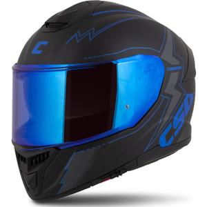 Cască de motocicletă Integral Cassida Integral GT 2.1 Flash negru-albastru-gri