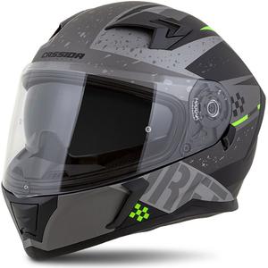 Cască de motocicletă Integral Cassida Integral 3.0 DRFT mată gri-negru-verde