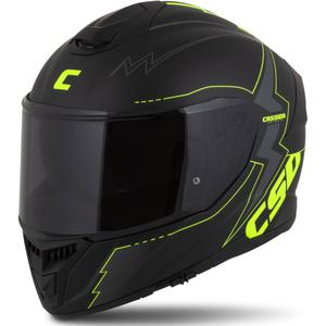 Cască de motocicletă Integral Cassida Integral GT 2.1 Flash negru-galben-fluo-gri