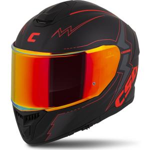 Cască de motocicletă Cassida Integral GT 2.1 Flash Black-Red-Grey