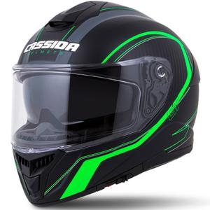 Cască integrală Cassida Integral Integral GT 2.0 Reptyl negru-gri-verde