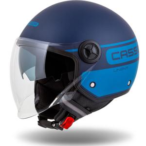 Cască de motociclist Cassida Handy Plus Linear deschis albastru