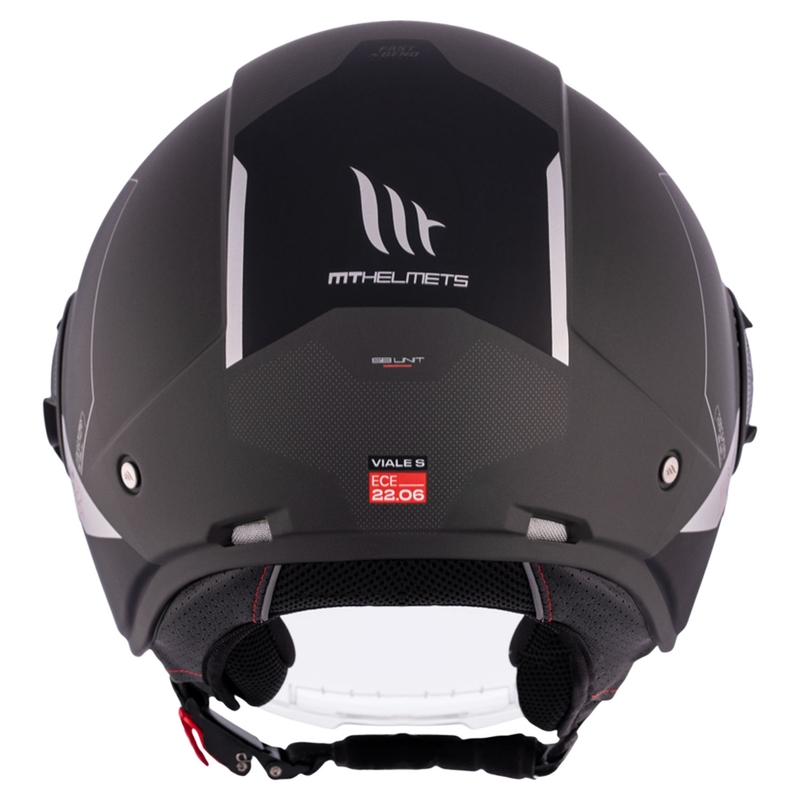Casca moto open MT Viale SV S 68 Unit D2 negru-gri lichidare
