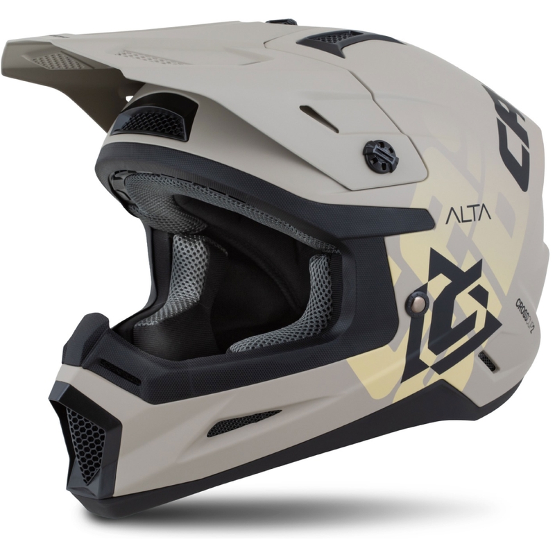 Casca de motocross Cassida Cross Cup 2 Alta gri nisip mat