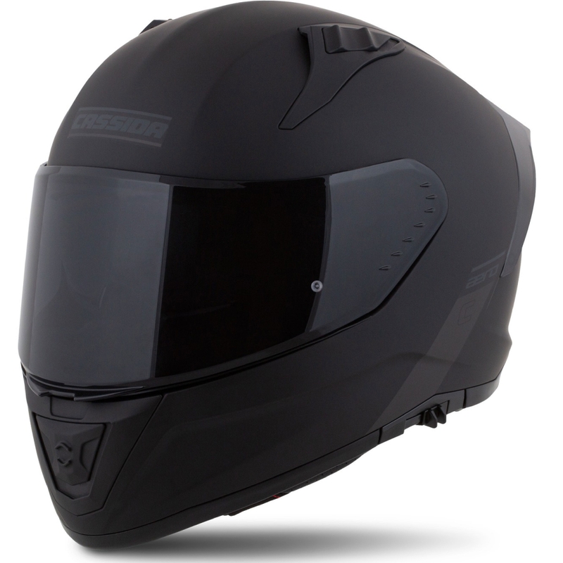 Casca moto integrala Cassida Aero negru-gri mat