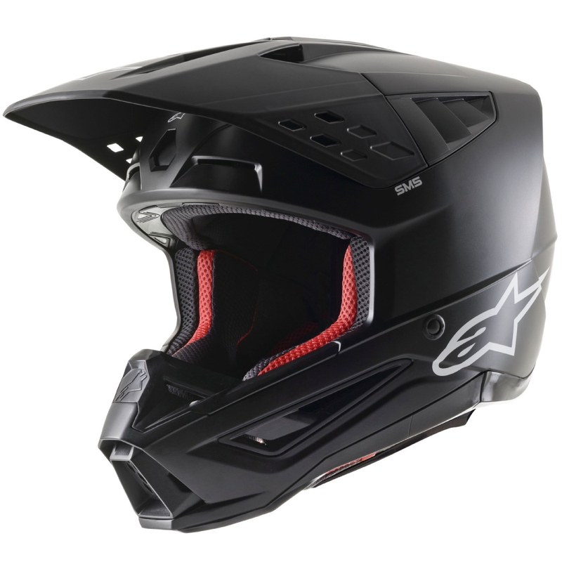 Casca de motocross Alpinestars S-M5 Solid Negru Mat