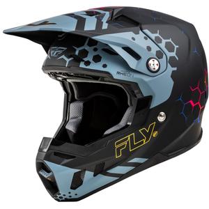 Casca motocross FLY Racing Formula CC Tektonic negru-gri