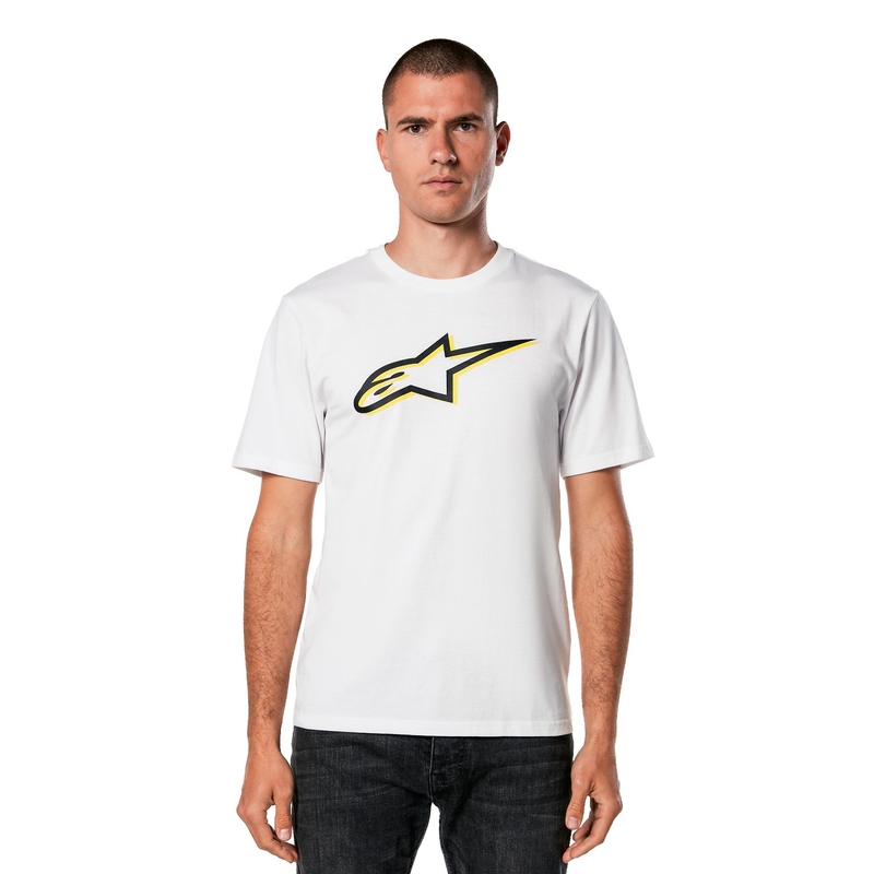 Tricou Alpinestars Ageless Shadow CSF alb-negru