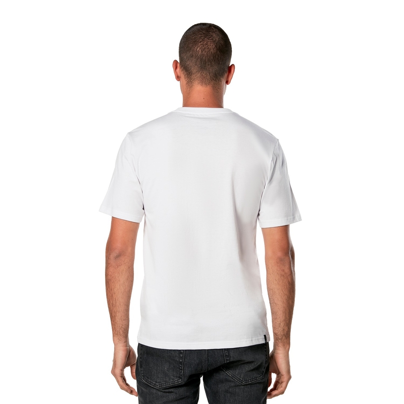 Tricou Alpinestars Ageless Shadow CSF alb-negru