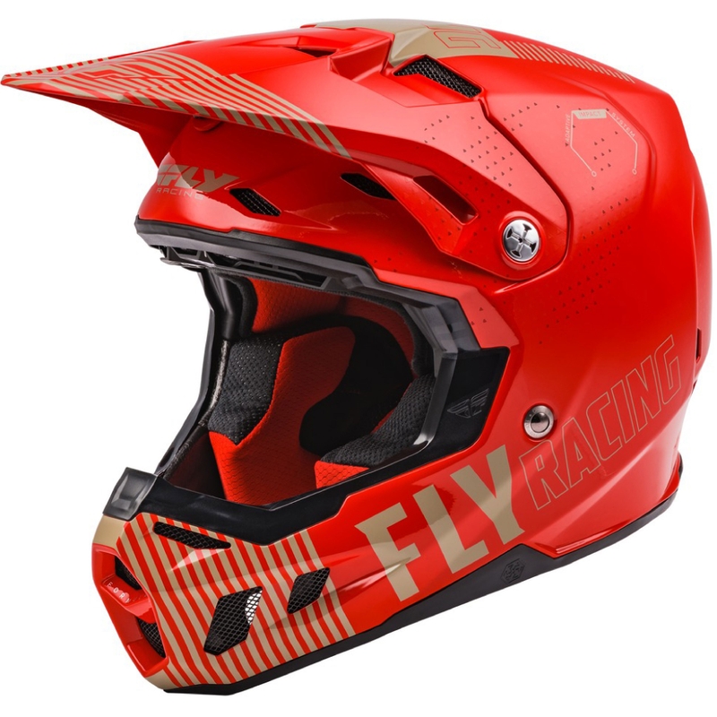 Cască de motocros FLY Racing Formula CC Primary red-sand