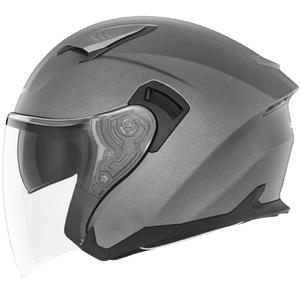 Casca moto deschisa NOX N130 titan mat