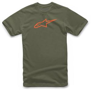 Tricou Alpinestars Ageless verde-portocaliu