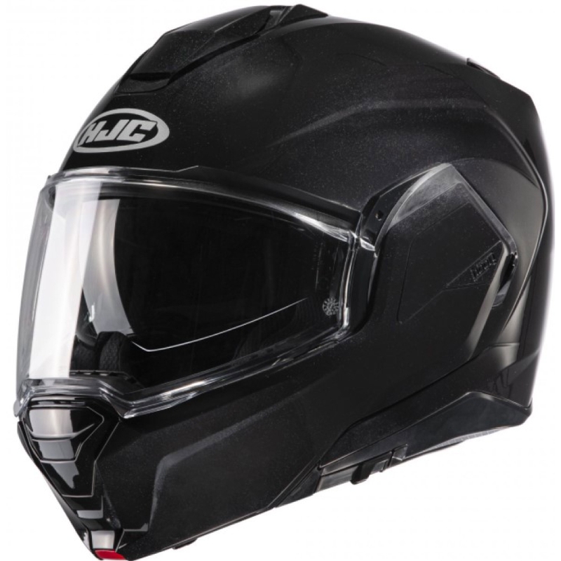 Cască de motocicletă pliabilă HJC I100 Solid metal negru