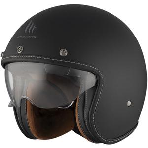Casca moto open MT Le Mans 2 SV S SOLID A1 negru mat